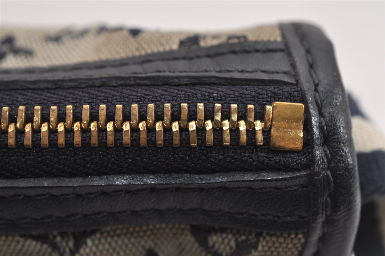 Auth Louis Vuitton Monogram Mini Pochette Kathleen Shoulder Bag Navy LV 5076J