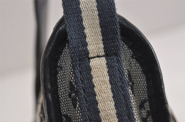 Auth Louis Vuitton Monogram Mini Pochette Kathleen Shoulder Bag Navy LV 5076J