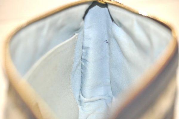 Auth Louis Vuitton Monogram Mini Pochette Kathleen Shoulder Bag Navy LV 5076J