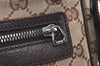 Authentic GUCCI Shoulder Cross Body Bag GG Canvas Leather 92551 Brown 5076K