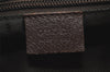 Authentic GUCCI Shoulder Cross Body Bag GG Canvas Leather 92551 Brown 5076K