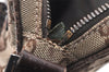 Authentic GUCCI Shoulder Cross Body Bag GG Canvas Leather 92551 Brown 5076K