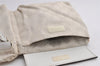 Authentic GUCCI Vintage Waist Body Bag Purse GG Canvas Leather 28566 White 5077I