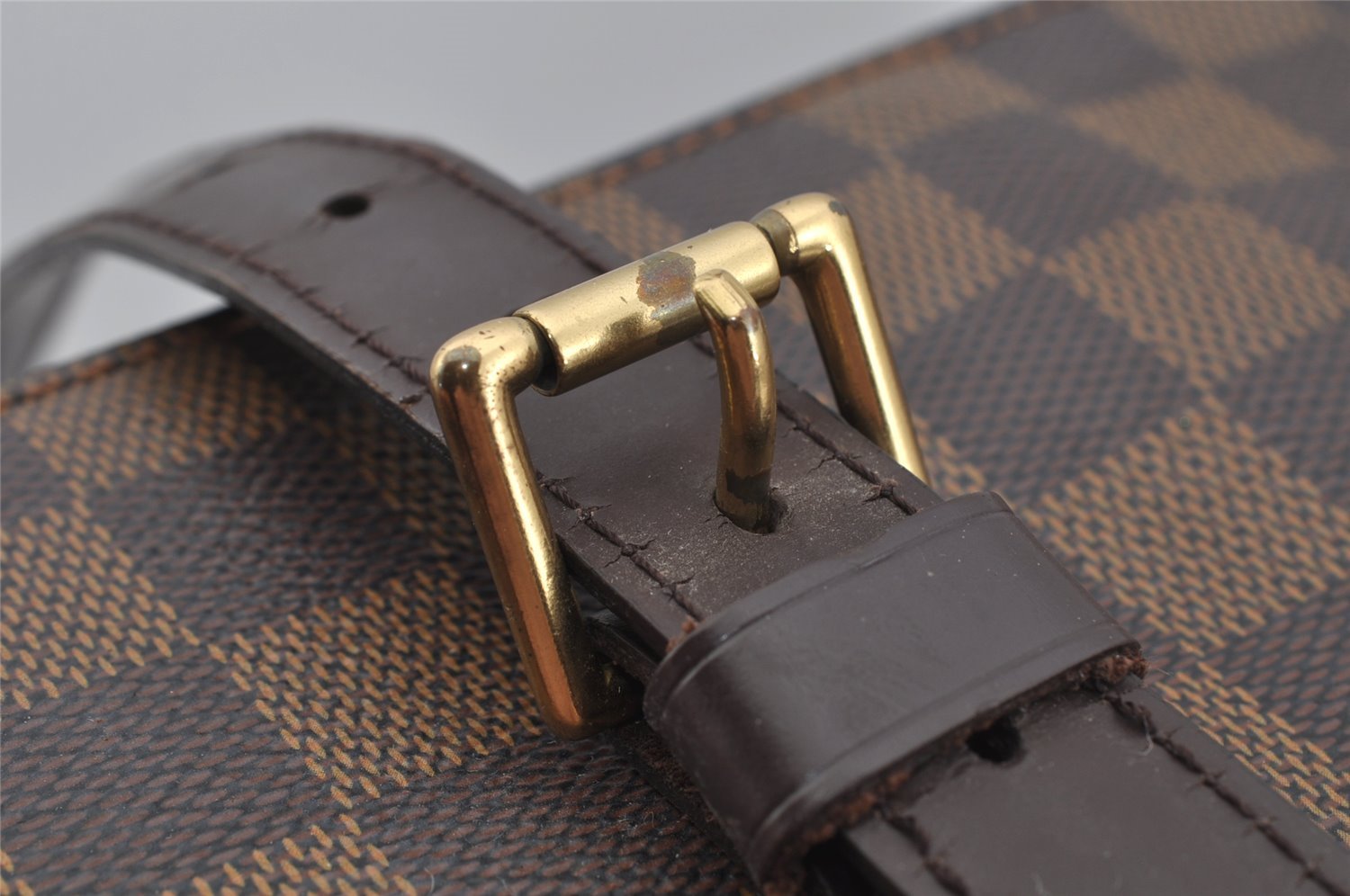 Authentic Louis Vuitton Damier Chelsea Shoulder Tote Bag N51119 LV 5077J