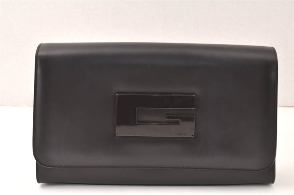 Authentic GUCCI Vintage Shoulder Cross Body Bag Purse Leather Brown Junk 5078K