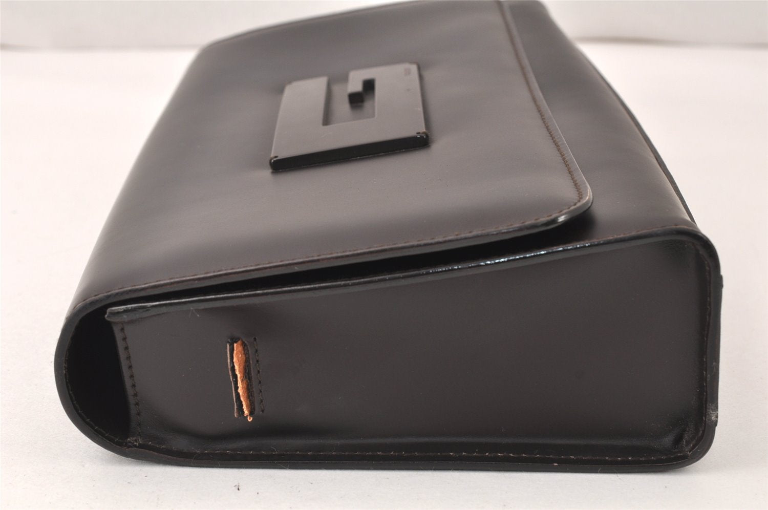 Authentic GUCCI Vintage Shoulder Cross Body Bag Purse Leather Brown Junk 5078K
