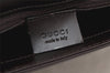 Authentic GUCCI Vintage Shoulder Cross Body Bag Purse Leather Brown Junk 5078K