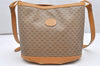 Authentic GUCCI Micro GG PVC Leather Shoulder Cross Body Bag Brown 5079K