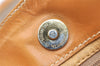 Authentic GUCCI Micro GG PVC Leather Shoulder Cross Body Bag Brown 5079K