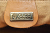 Authentic GUCCI Micro GG PVC Leather Shoulder Cross Body Bag Brown 5079K