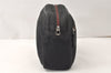 Authentic GUCCI Clutch Hand Bag Purse Nylon Leather 131224 Black Junk 5080K