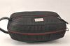 Authentic GUCCI Clutch Hand Bag Purse Nylon Leather 131224 Black Junk 5080K