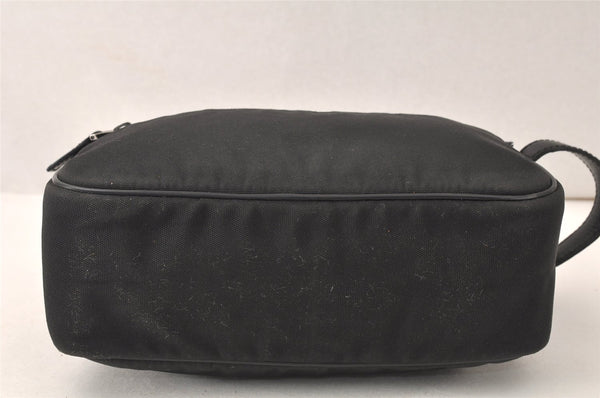 Authentic GUCCI Clutch Hand Bag Purse Nylon Leather 131224 Black Junk 5080K