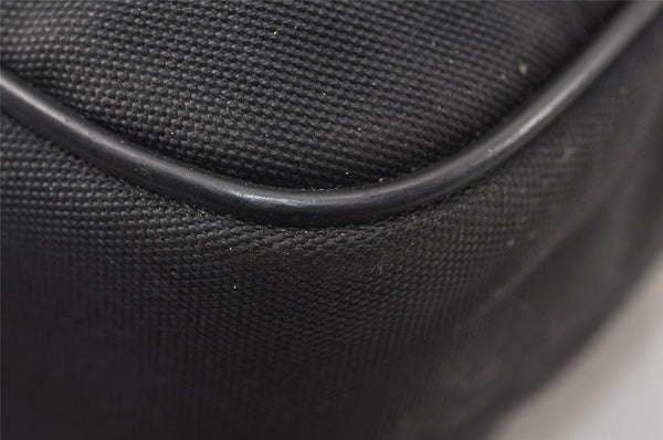 Authentic GUCCI Clutch Hand Bag Purse Nylon Leather 131224 Black Junk 5080K
