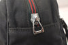 Authentic GUCCI Clutch Hand Bag Purse Nylon Leather 131224 Black Junk 5080K