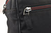 Authentic GUCCI Clutch Hand Bag Purse Nylon Leather 131224 Black Junk 5080K