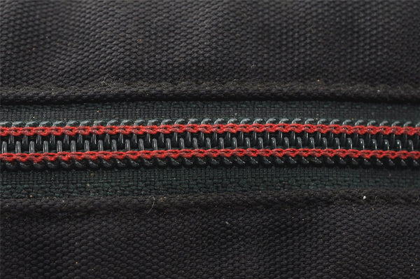 Authentic GUCCI Clutch Hand Bag Purse Nylon Leather 131224 Black Junk 5080K