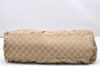 Authentic GUCCI Abbey Shoulder Tote Bag GG Canvas Leather 189835 Beige 5081K
