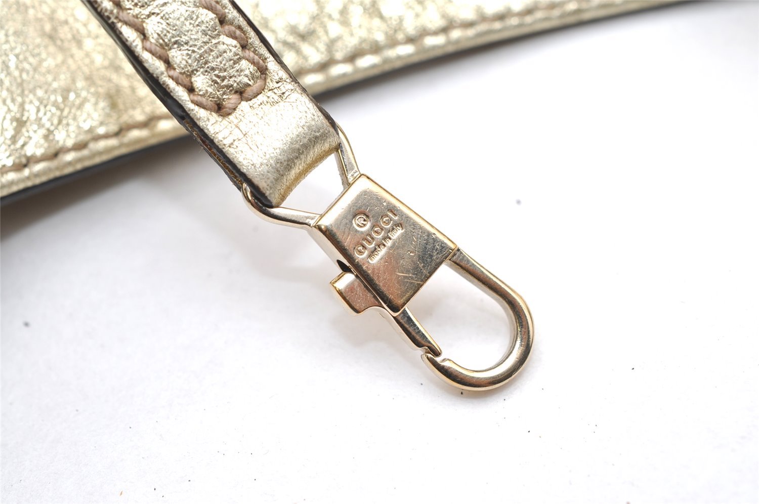 Authentic GUCCI Abbey Shoulder Tote Bag GG Canvas Leather 189835 Beige 5081K