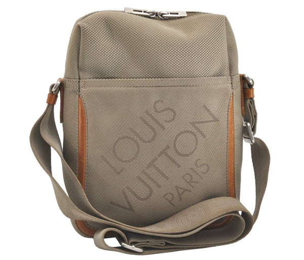 Authentic Louis Vuitton Damier Geant Citadin NM Shoulder Bag M93041 Beige 5083J