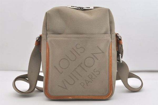 Authentic Louis Vuitton Damier Geant Citadin NM Shoulder Bag M93041 Beige 5083J