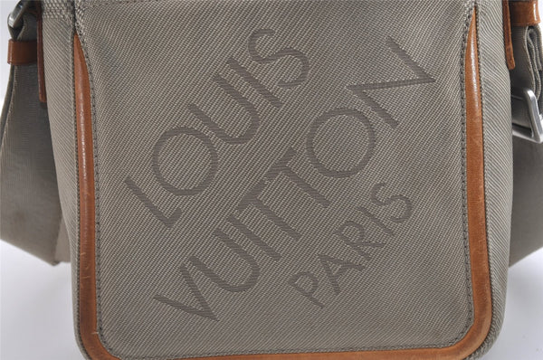 Authentic Louis Vuitton Damier Geant Citadin NM Shoulder Bag M93041 Beige 5083J