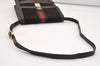 Authentic GUCCI Web Sherry Line Shoulder Cross Bag Suede Leather Brown 5084J