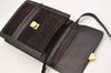 Authentic GUCCI Web Sherry Line Shoulder Cross Bag Suede Leather Brown 5084J
