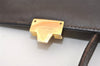 Authentic GUCCI Web Sherry Line Shoulder Cross Bag Suede Leather Brown 5084J