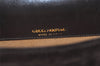 Authentic GUCCI Web Sherry Line Shoulder Cross Bag Suede Leather Brown 5084J
