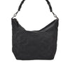 Authentic GUCCI Bamboo Shoulder Hand Bag Purse Nylon Leather 0000531 Black 5084K