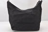 Authentic GUCCI Bamboo Shoulder Hand Bag Purse Nylon Leather 0000531 Black 5084K