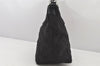 Authentic GUCCI Bamboo Shoulder Hand Bag Purse Nylon Leather 0000531 Black 5084K