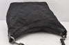 Authentic GUCCI Bamboo Shoulder Hand Bag Purse Nylon Leather 0000531 Black 5084K