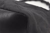 Authentic GUCCI Bamboo Shoulder Hand Bag Purse Nylon Leather 0000531 Black 5084K