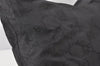 Authentic GUCCI Bamboo Shoulder Hand Bag Purse Nylon Leather 0000531 Black 5084K