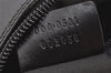 Authentic GUCCI Bamboo Shoulder Hand Bag Purse Nylon Leather 0000531 Black 5084K