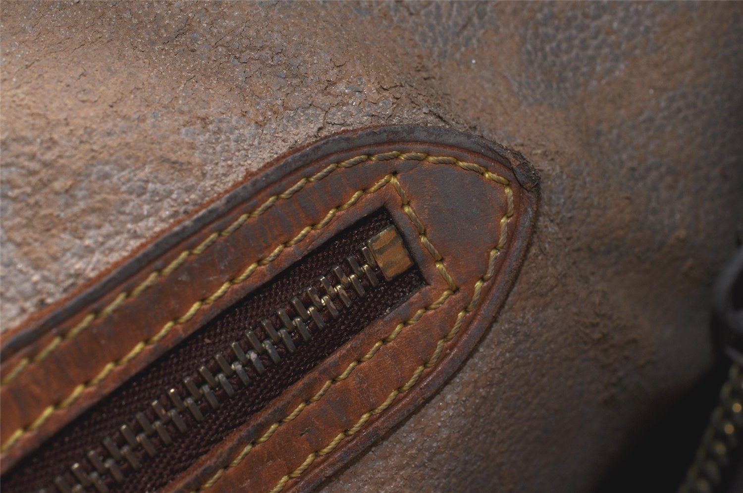 Authentic Louis Vuitton Monogram Bucket GM Shoulder Tote Bag M42236 Junk 5085I