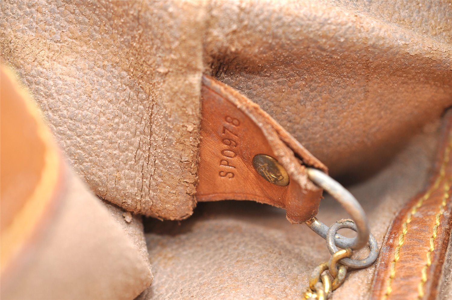 Authentic Louis Vuitton Monogram Bucket GM Shoulder Tote Bag M42236 Junk 5085I