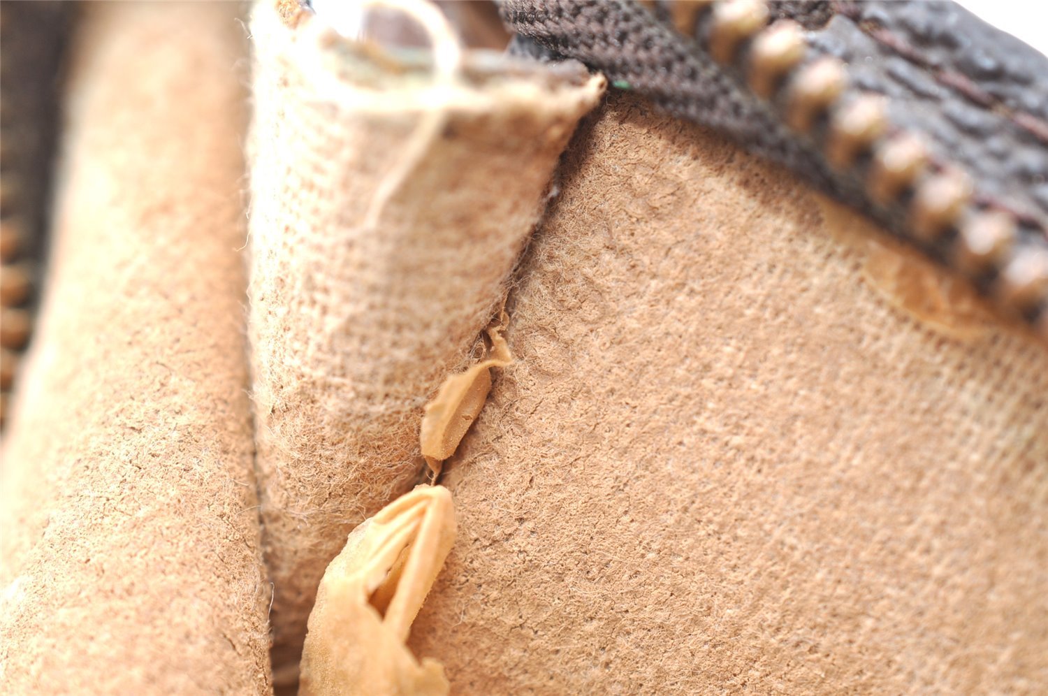 Authentic Louis Vuitton Monogram Bucket GM Shoulder Tote Bag M42236 Junk 5085I