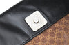 Authentic GUCCI Sherry Line Shoulder Hand Bag Leather 0014321 Black 5086K