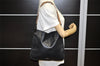 Authentic GUCCI Sherry Line Shoulder Hand Bag Leather 0014321 Black 5086K