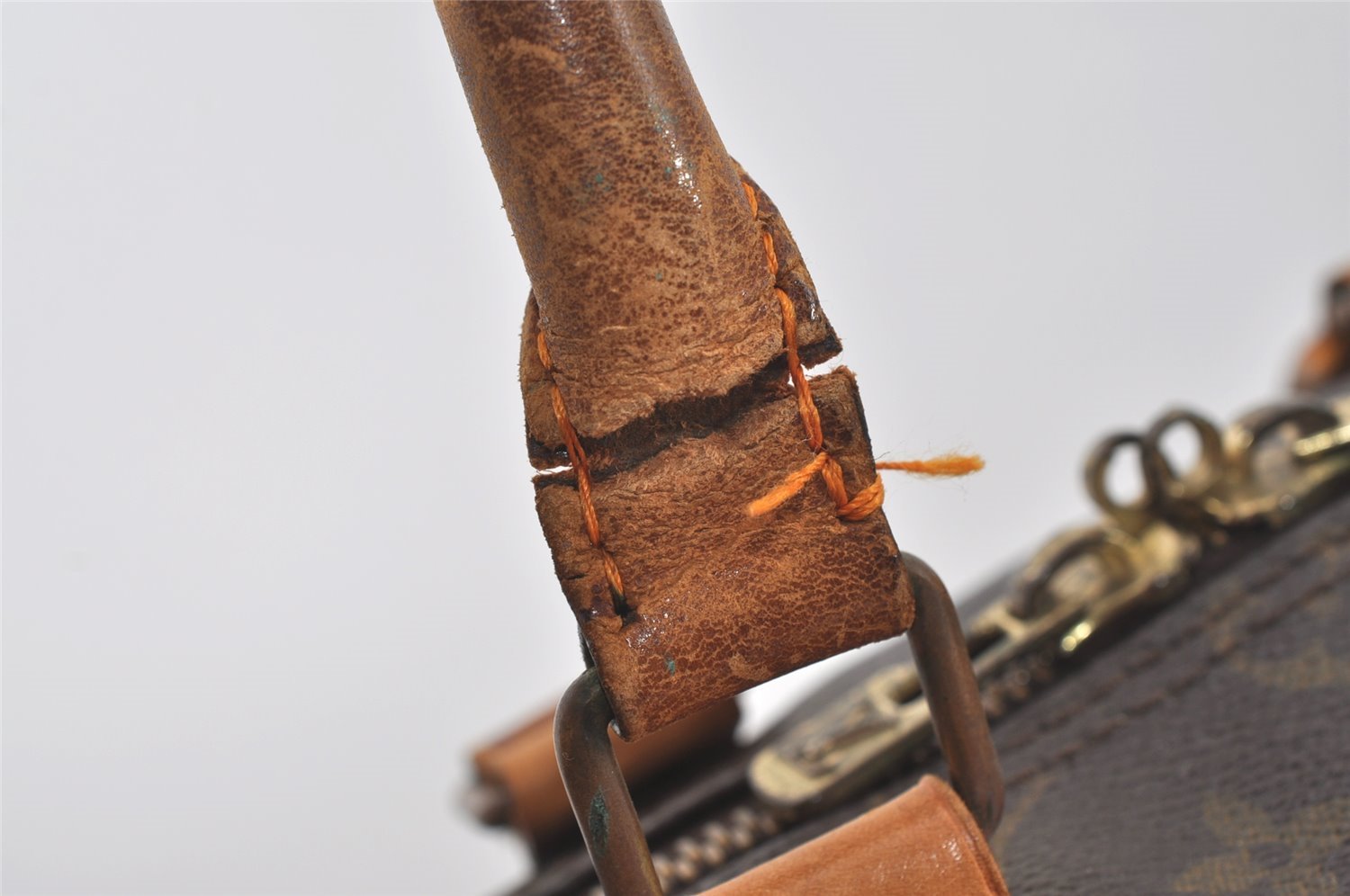 Auth Louis Vuitton Monogram Keepall 45 Travel Boston Bag Old Model LV Junk 5087I