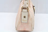 Authentic GUCCI Abbey Shoulder Bag Purse GG Canvas Leather 130939 Pink 5089I