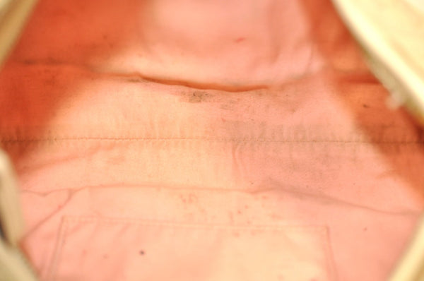 Authentic GUCCI Abbey Shoulder Bag Purse GG Canvas Leather 130939 Pink 5089I