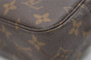 Auth Louis Vuitton Monogram Trousse Toilette 23 Clutch Hand Bag M47524 LV 5089J