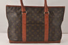 Auth Louis Vuitton Monogram Sac Weekend PM Vintage Tote Hand Bag M42425 LV 5089K