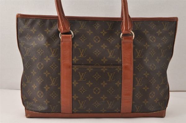 Auth Louis Vuitton Monogram Sac Weekend PM Vintage Tote Hand Bag M42425 LV 5089K