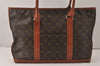 Auth Louis Vuitton Monogram Sac Weekend PM Vintage Tote Hand Bag M42425 LV 5089K
