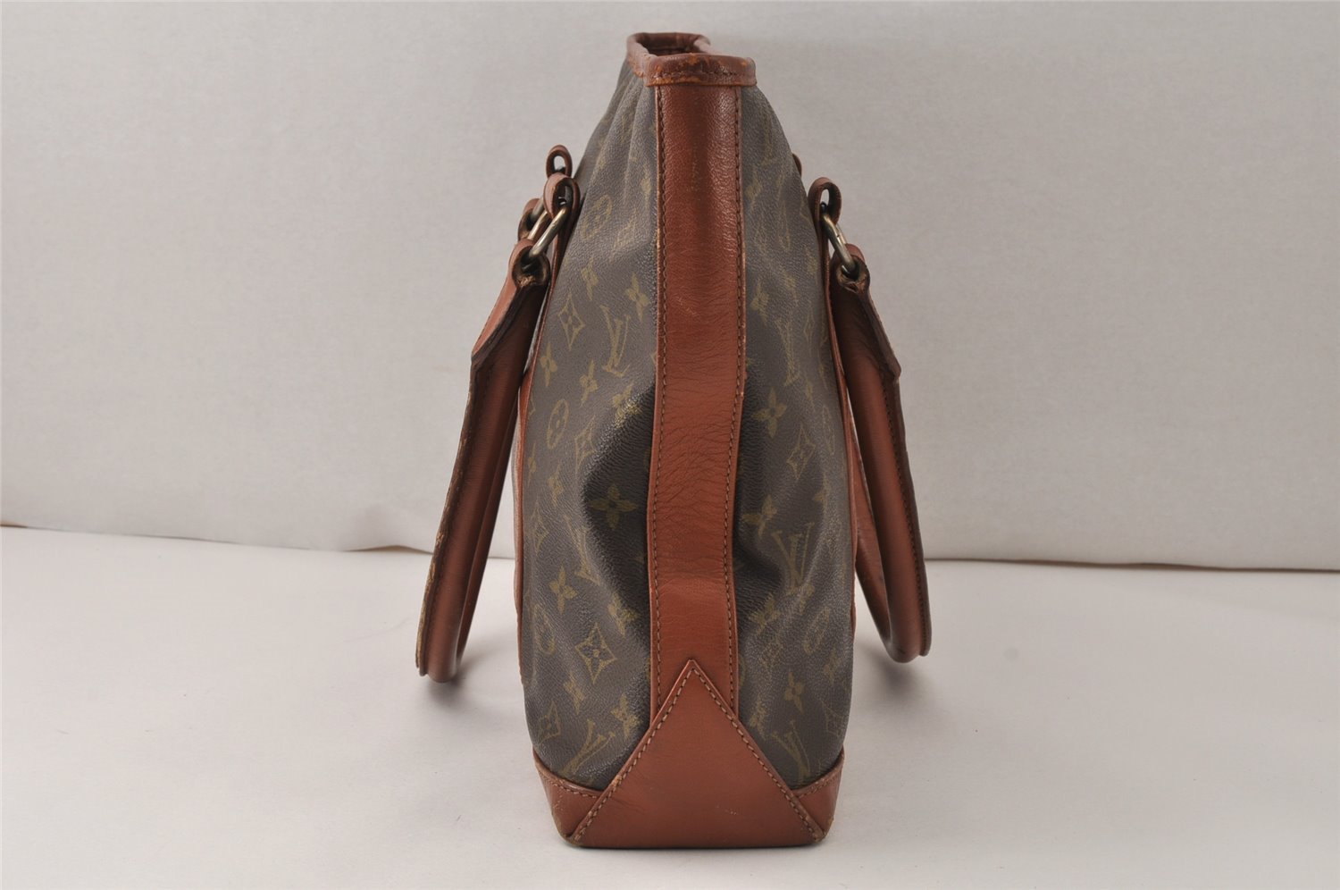 Auth Louis Vuitton Monogram Sac Weekend PM Vintage Tote Hand Bag M42425 LV 5089K